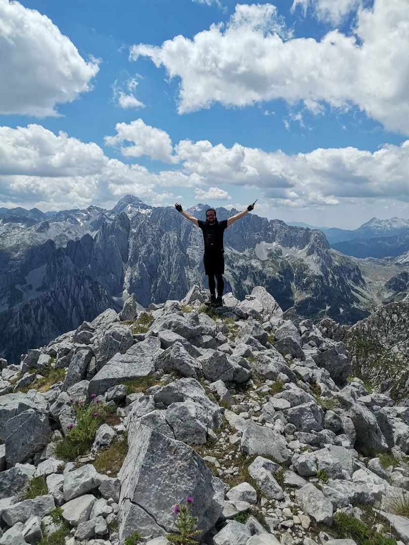 Mountain hiking adventure