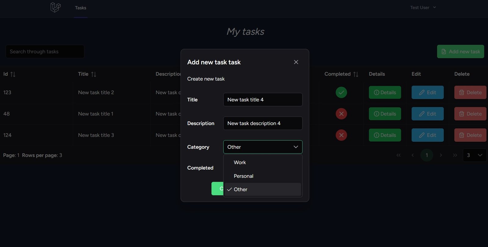 Vue.js 3, Inertia.js, Laravel and PrimeVue Task Dashboard with Laravel Breeze Auth 🔐